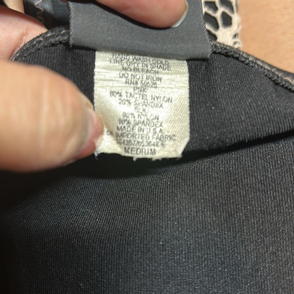 Becca crochet overlay two piece bikini with hardware detail size M - Picture 8 of 8